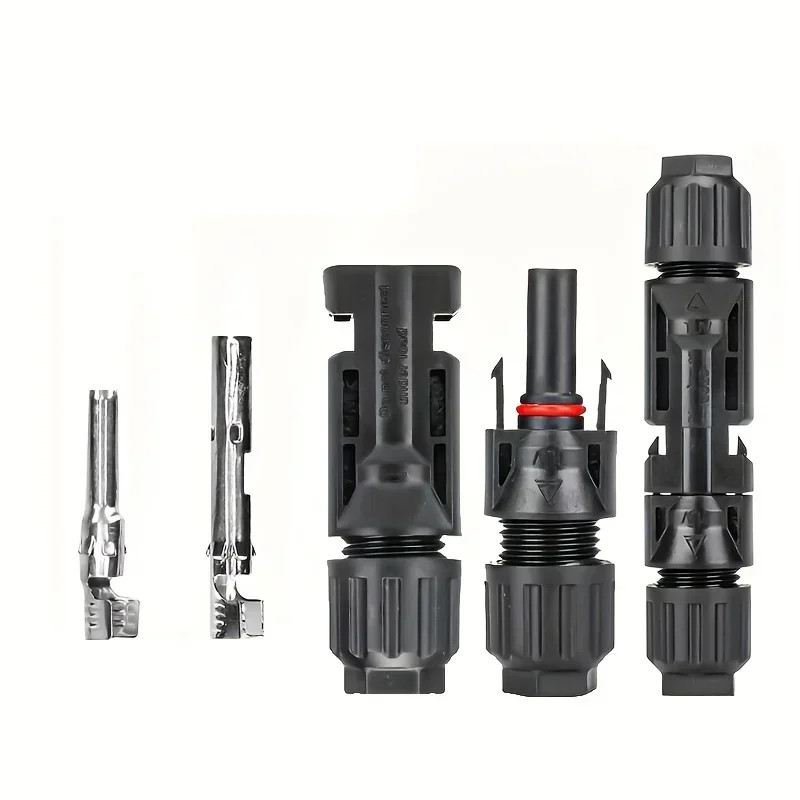 10/20/60/100PCS Photovoltaic ConnectorsSolar Cable Connectors, IP67 Waterproof A