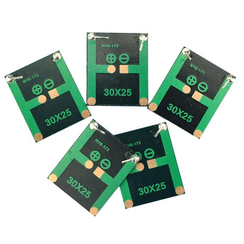 50PCS 1V 85 Sloar Panel 30*25MM DIY Home/Garden Portable Small Poly Cell KR