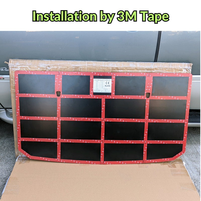 Toyota FJ Cruiser 105W 12V Lensun Hood Solar Panel ETFE Anti Glare Offroad F3