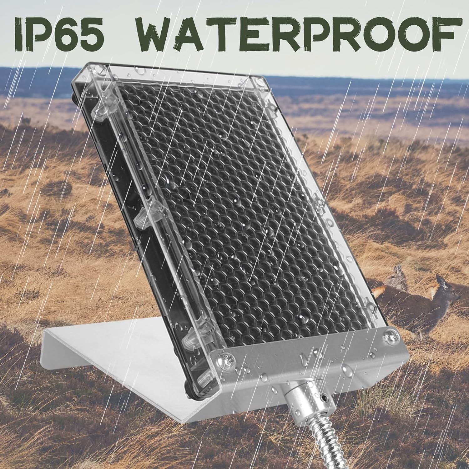 Adaptable Outdoor 6-Volt Solar Charger for Harsh Conditions – Includes Hardware