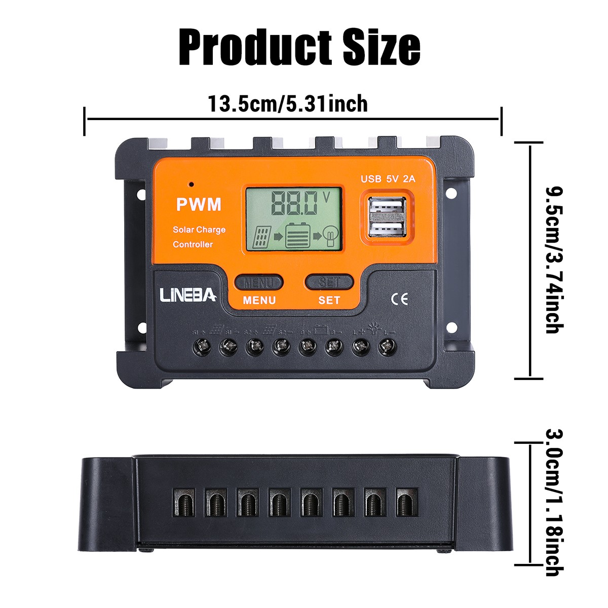 100W 18V Flexible Mono Solar Panel Home Power Station Camping RV Battery Charge