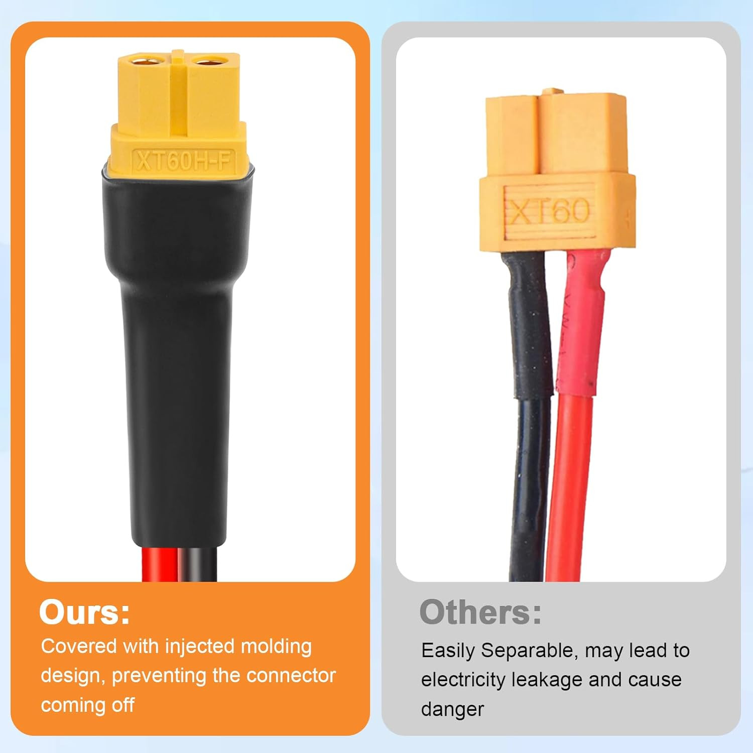 10AWG 100FT XT60 Solar Extension Cable for Power Stations & Panels