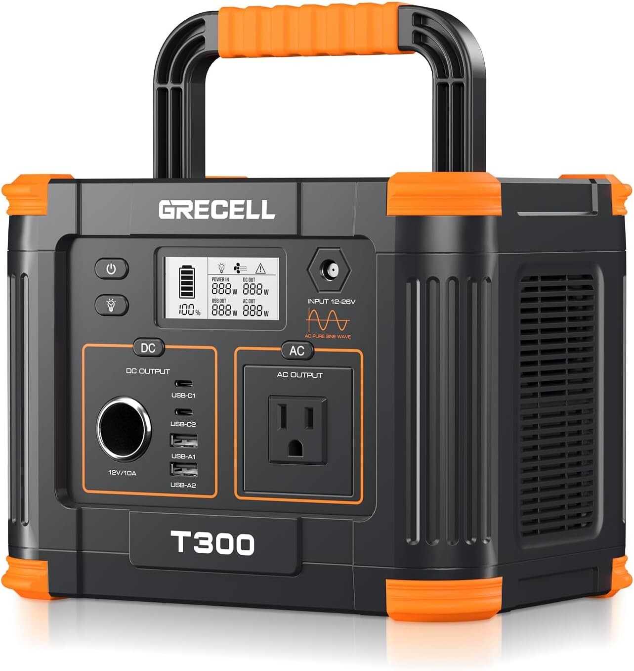 300W Portable Power Station – 230.88Wh Capacity for Camping and Travel