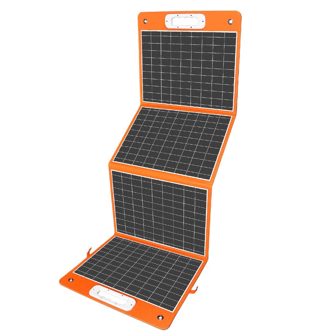 Flashfish 100W 18v Foldable Solar Panel, High-Efficiency Solar Charger with D…