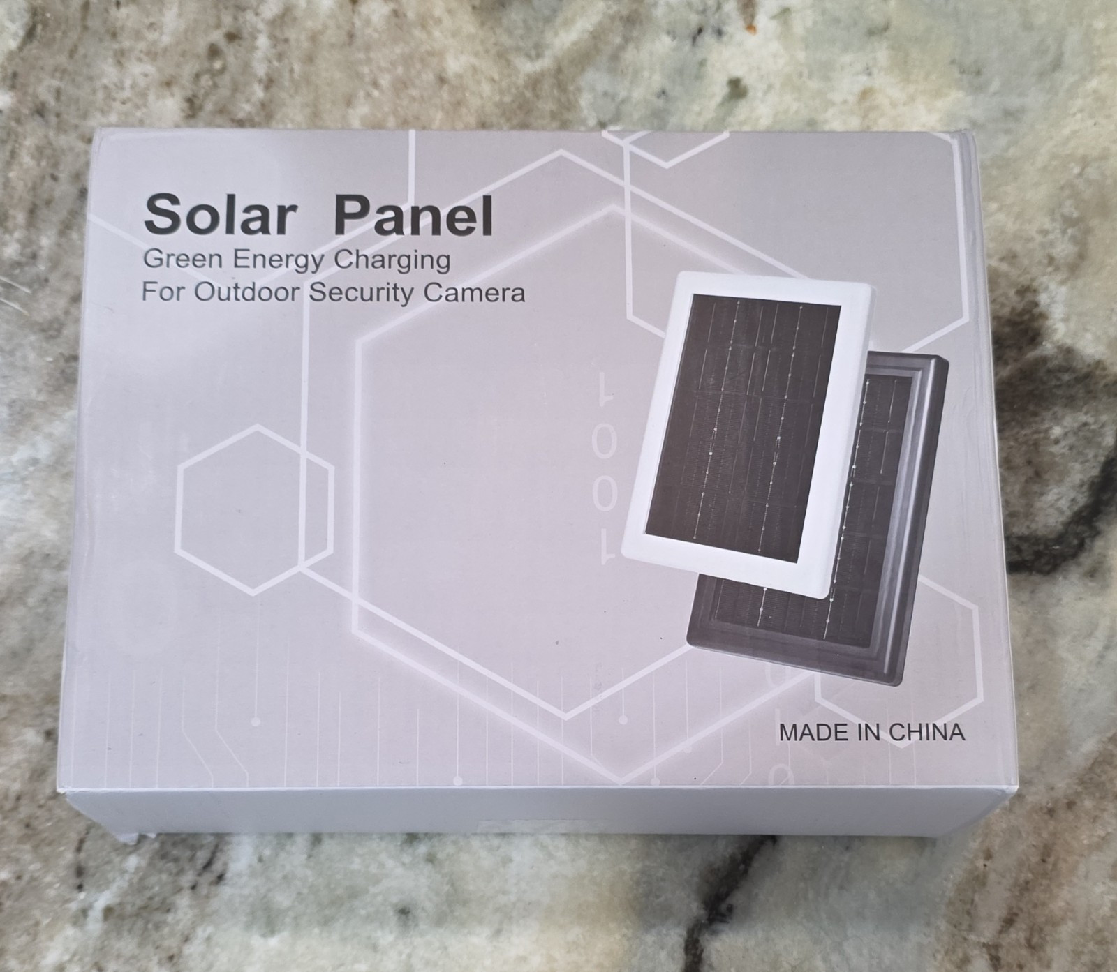 Weatherproof Solar Panel for Ring & Reolink Cameras, Micro USB, 180° Mount