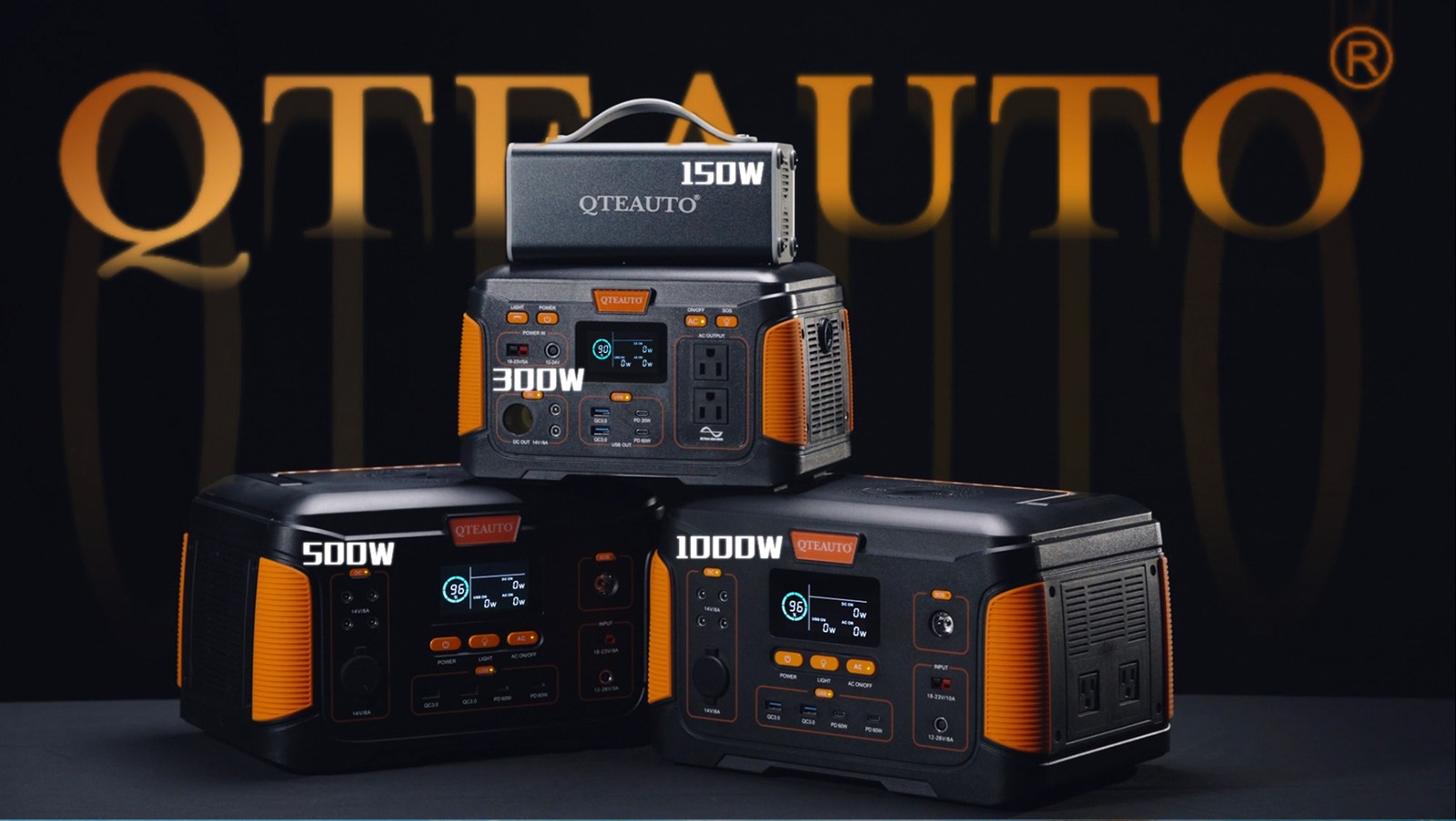 500W Portable Power Station Outdoor, Camping Solar Generator Lithium Battery