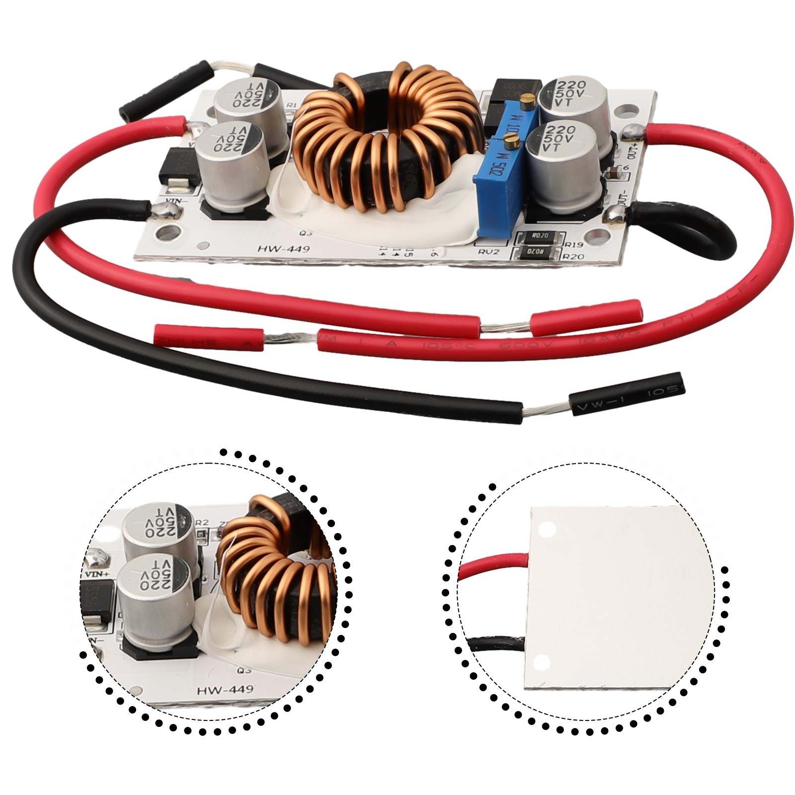 250w Step-Up Boost Converter Constant Current High Quality DC 8-48v To DC 12-50V