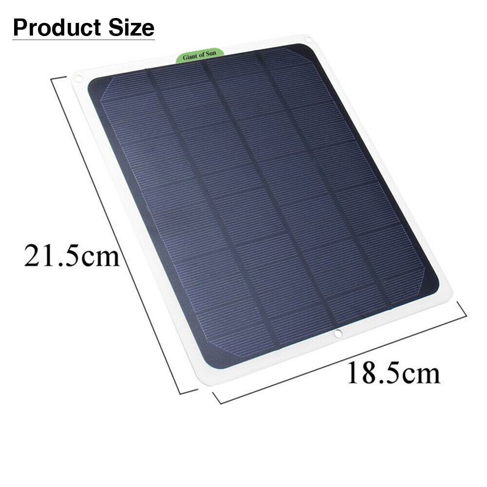 12V Solar Battery Charger – 20W Waterproof Solar Panel Kit 10A Trickle Charger