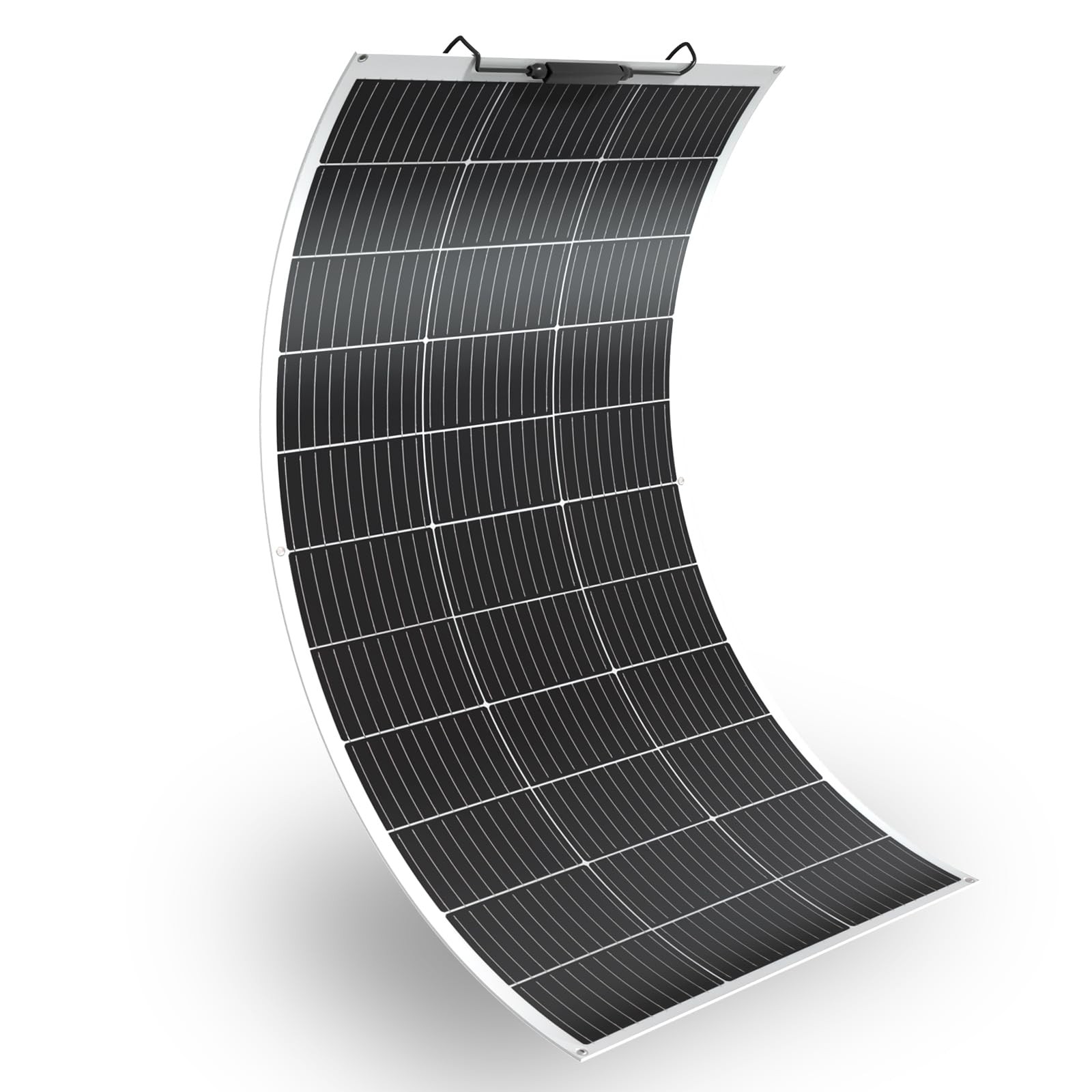 Flexible Solar Panel 100W 12V, 250° Bendable Monocrystalline Solar Panel with…