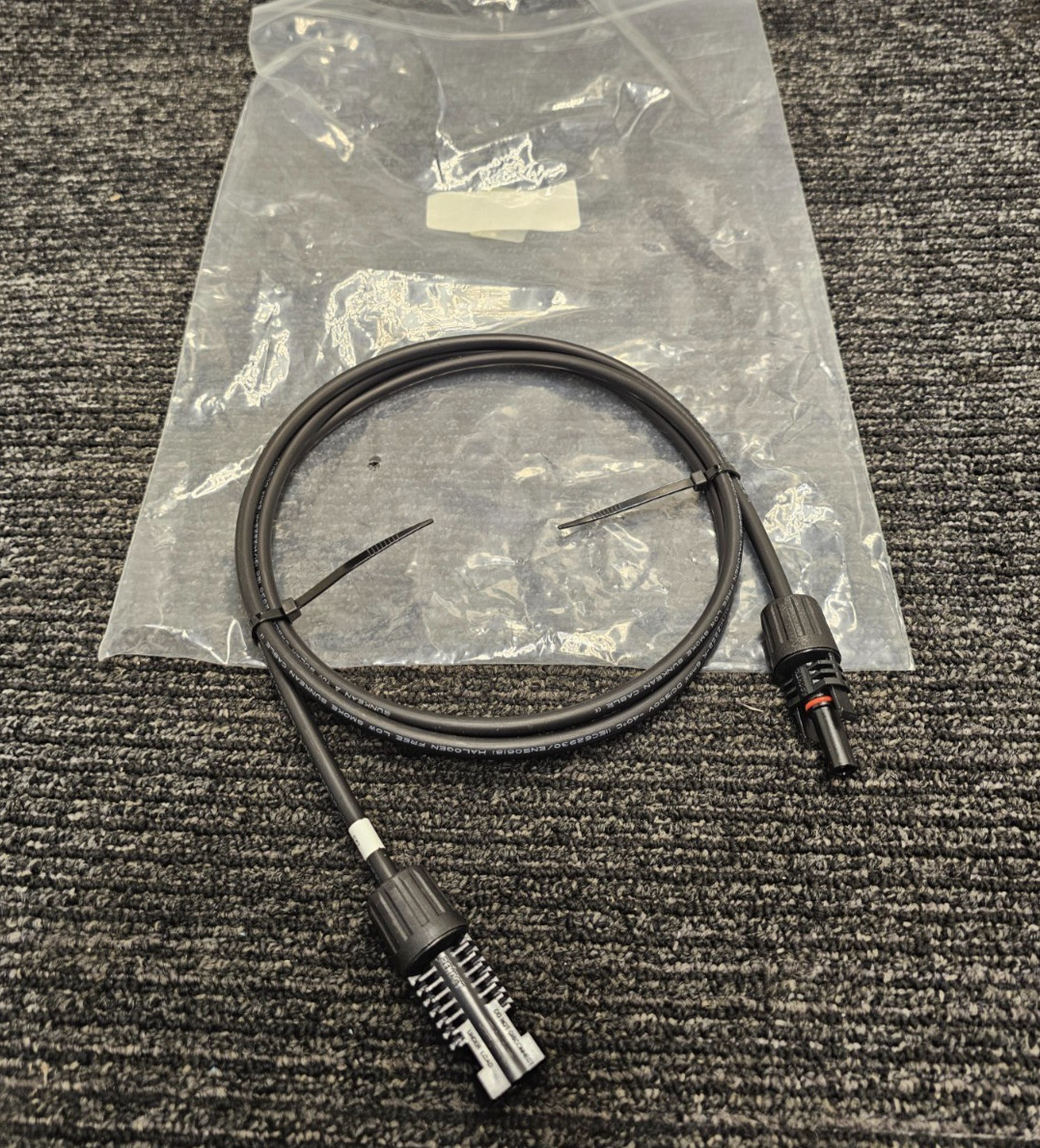 (QTY 3) Renogy RNG-EXTCB-5FT-10-G1-US 5Ft 10AWG Solar Extension Cable Connector