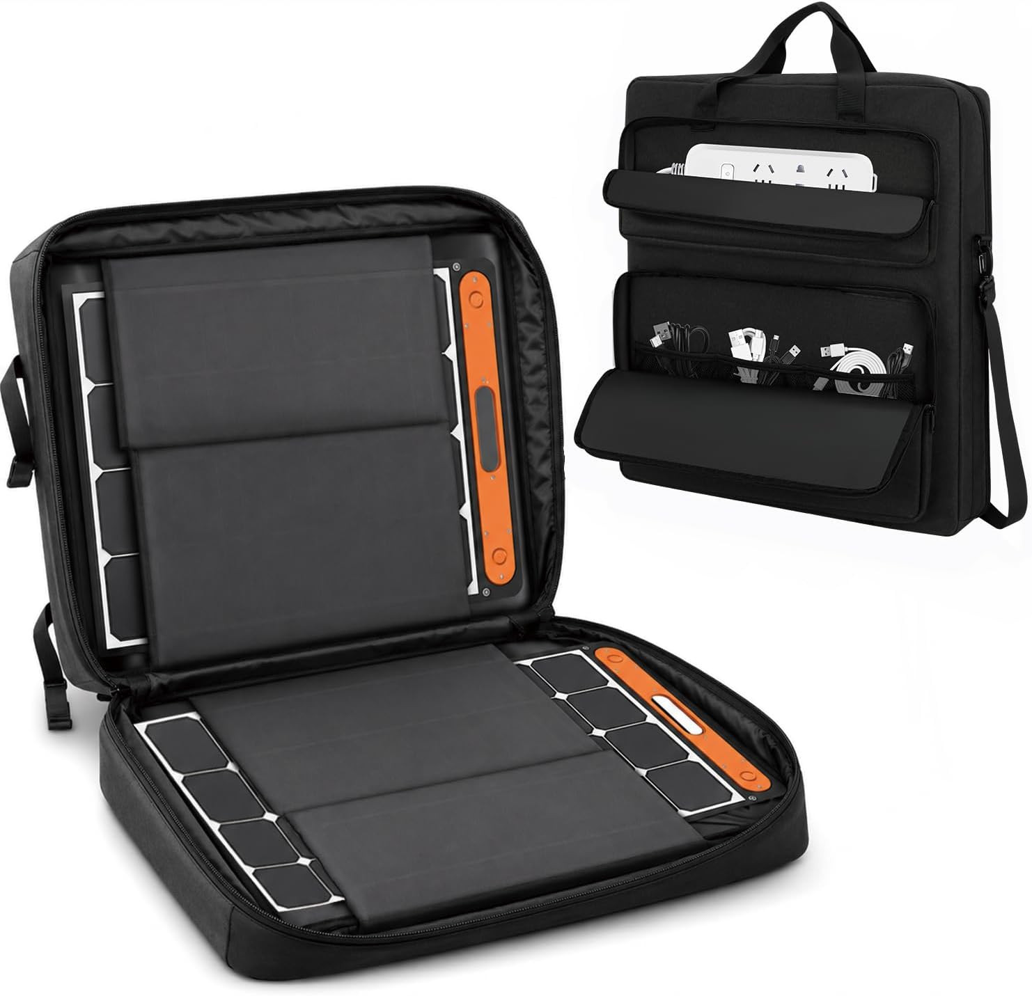 Solar Panel Carrying Case Compatible with Jackery Solarsaga 100W/100X/200W, Padd