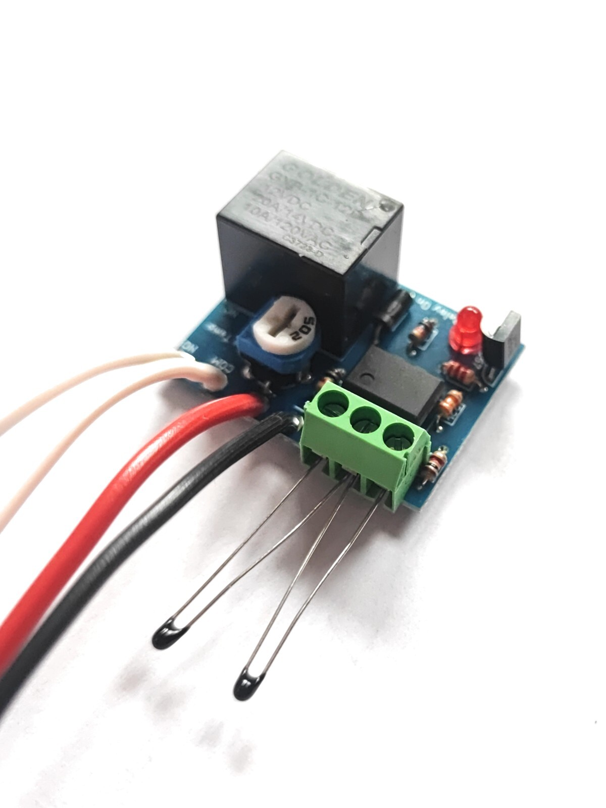 Mini home differential thermostat solar water heating pump controller 12V 10A