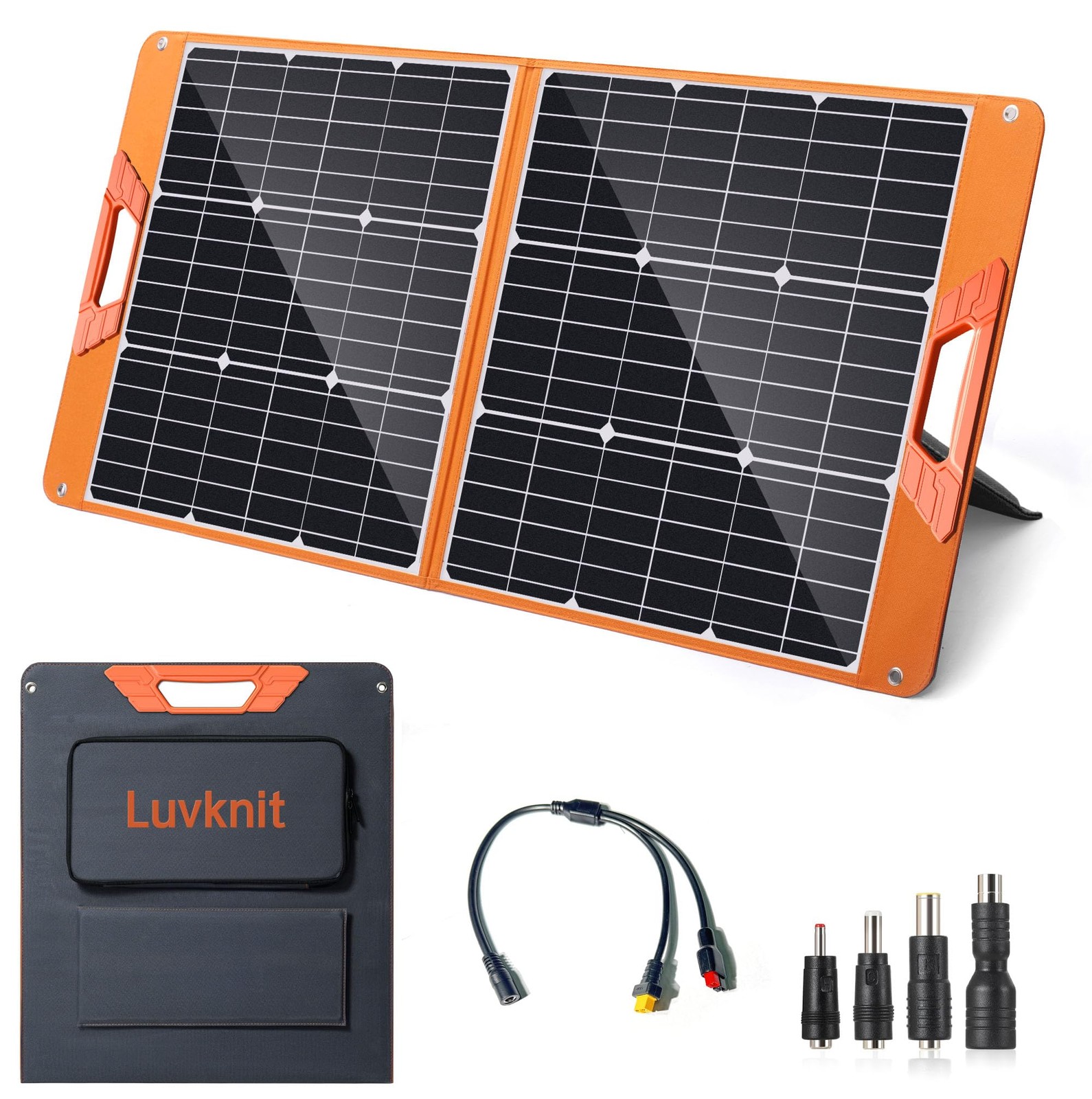 Solar Panels 100Watt Portable 24% High-Efficiency 18V Foldable Solar Charger …