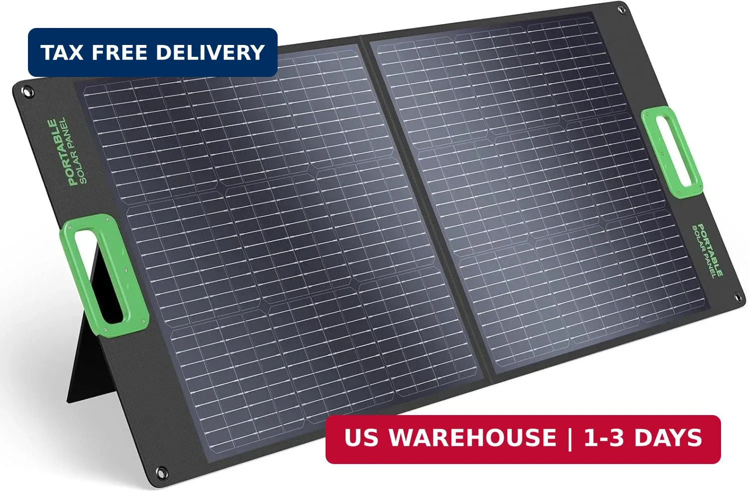 100W Portable Solar Panel for Power Station Generator, 23.5% High Efficiency ETF
