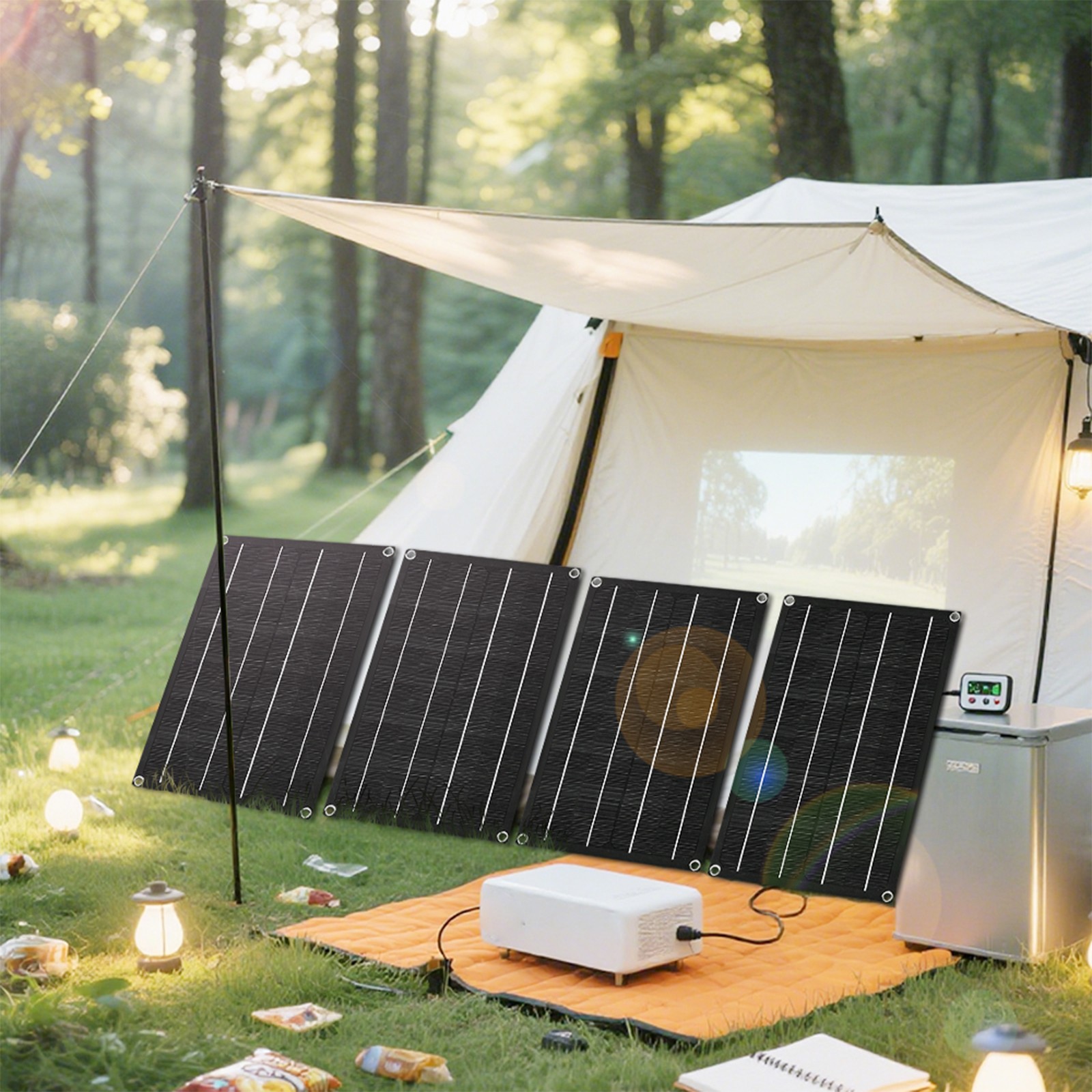 3200W Solar Panel Kit-4x800W High-Efficiency+100A Controller Full AccessoriesrR