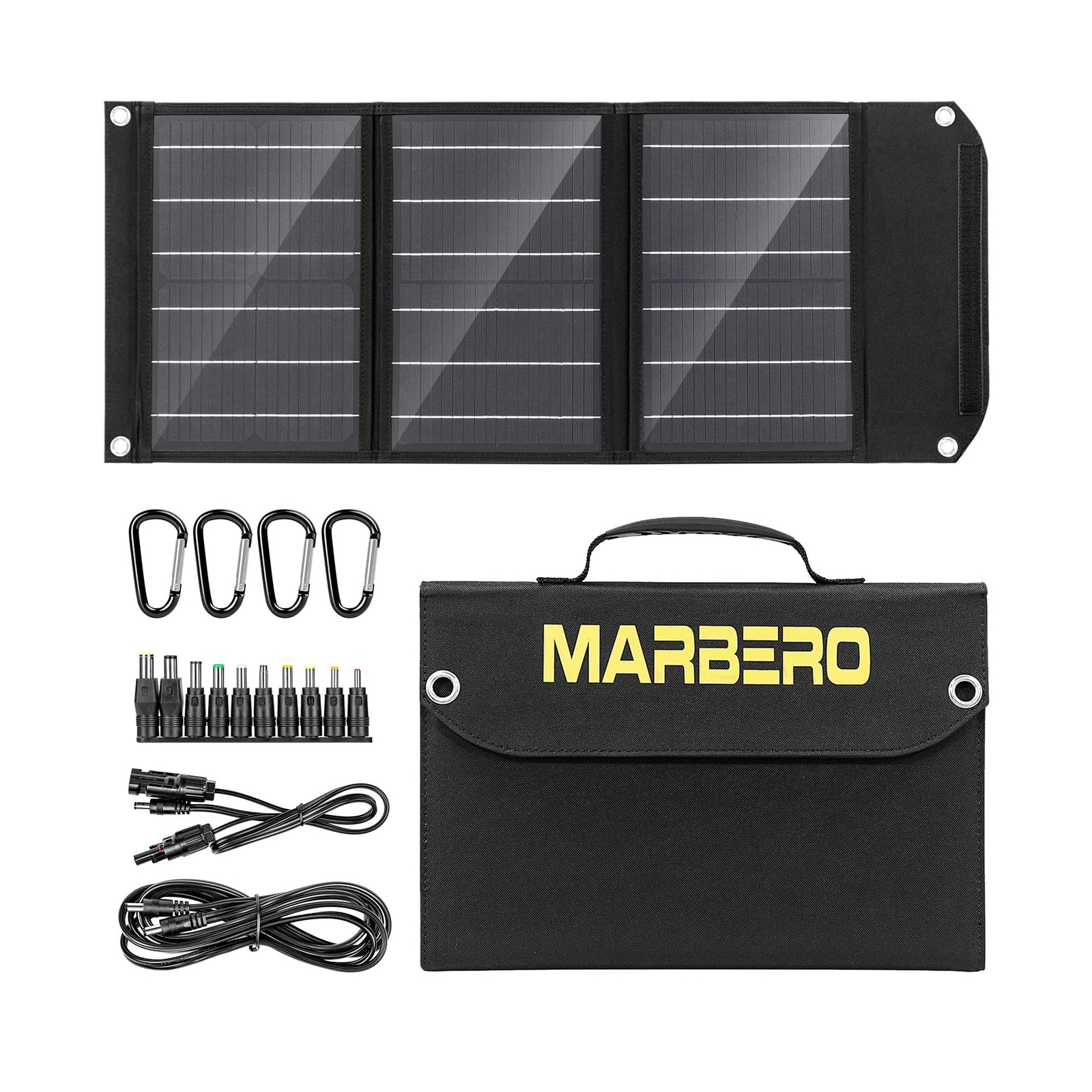 MARBERO 30W Solar Panel, Foldable Solar Panel Battery Charger for Portable Po…
