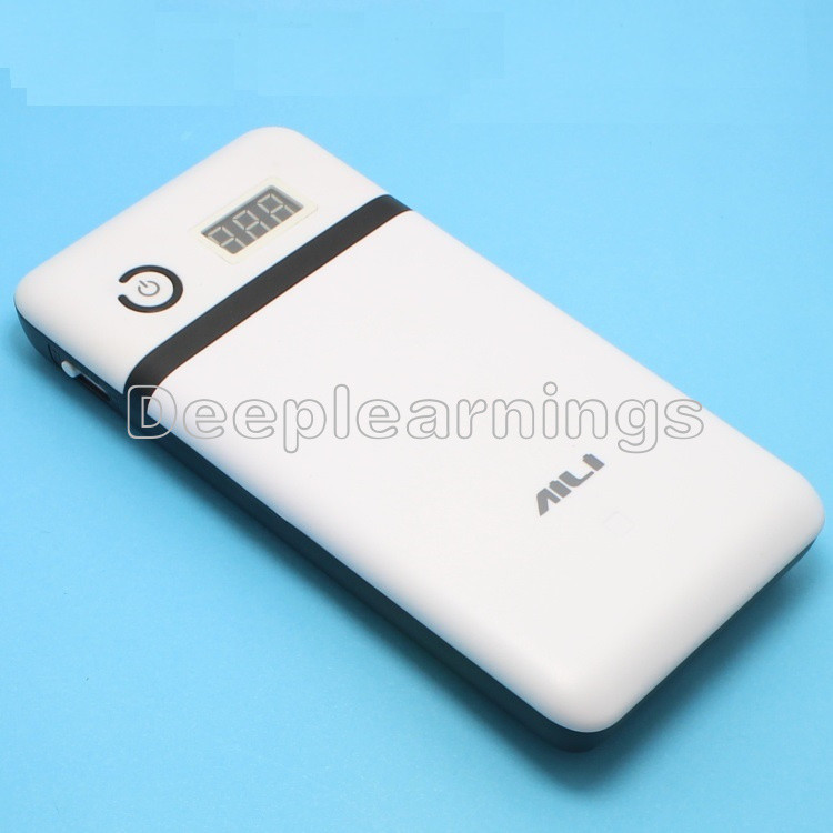 White 3.3A 5V 12V 21V Mobile Power Bank Battery Charger For Laptop Iphone