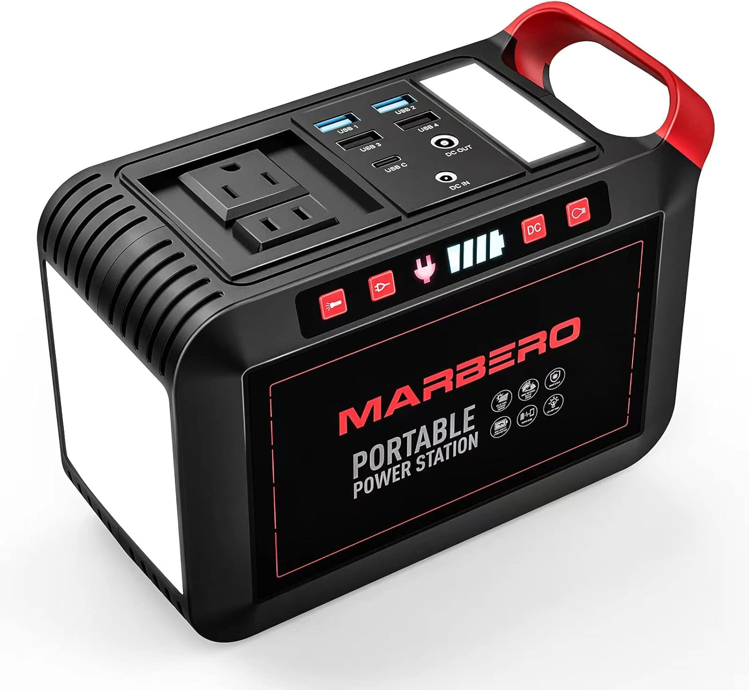Portable Power Station 88Wh Camping Lithium Battery Solar Generator Fast Chargin