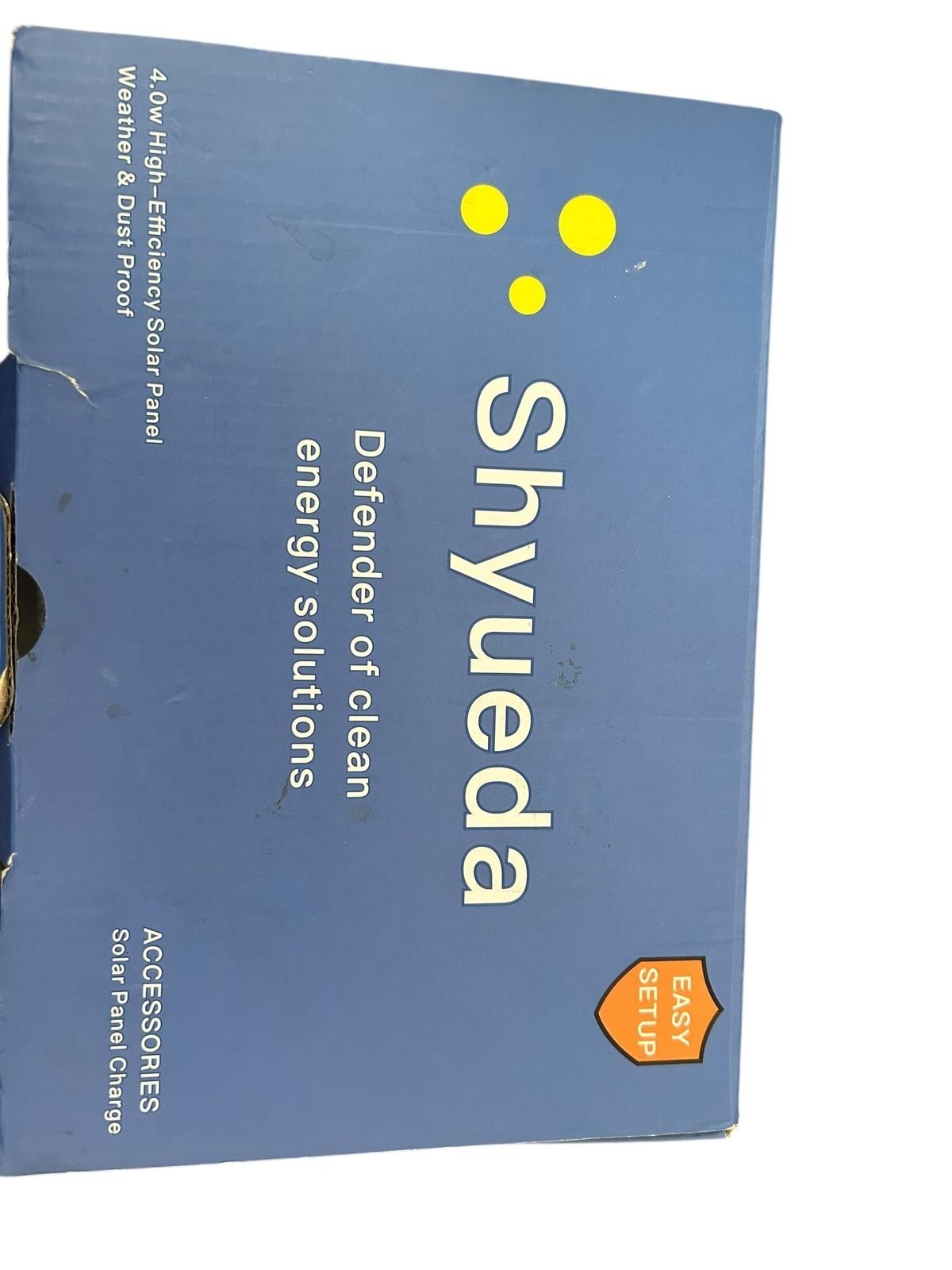 Shyueda Solar Panel for Spotlight Cam & Ring Stick-Up Cam Battery 4w NEW
