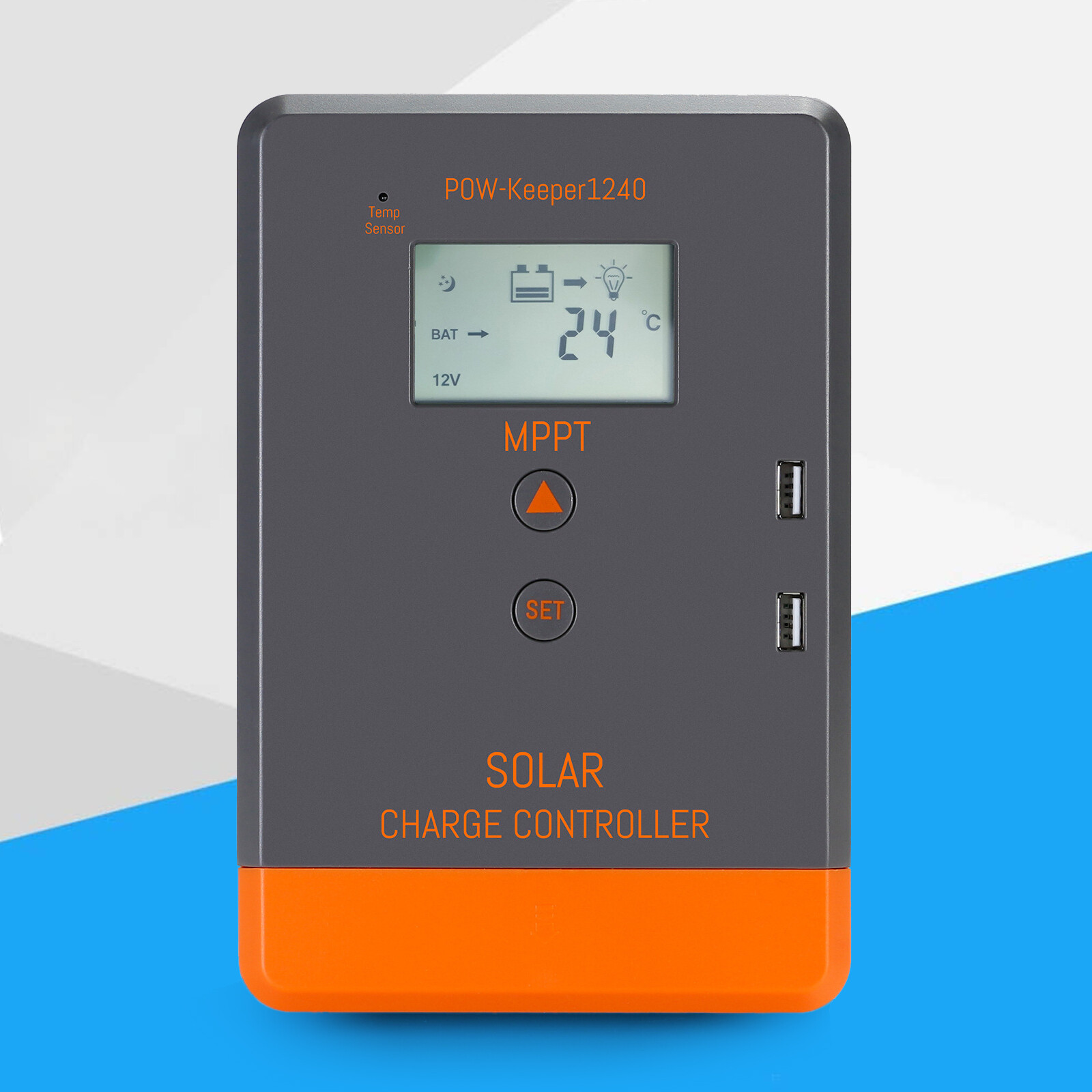 12V 24V 36V 48V Auto 40A MPPT Solar charging controller panel battery Regulator