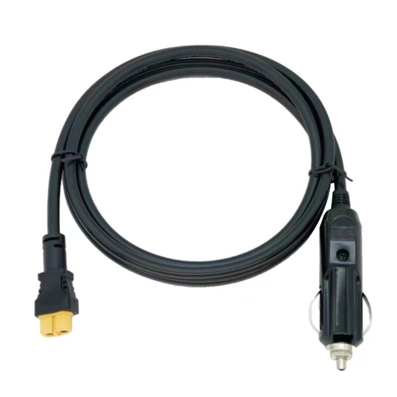 XT60 Female to Vehicle Cigarettes Lighters Male Cable for Portable Power Station