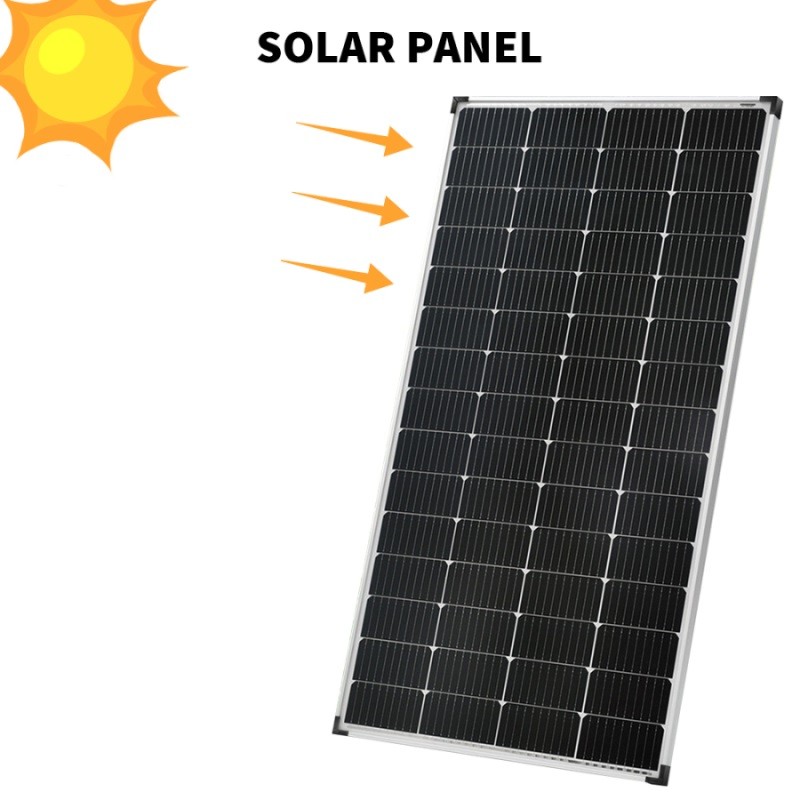 PFCTART 200W Watt 12V Monocrystalline Solar Panel for Battery Charger RV PV