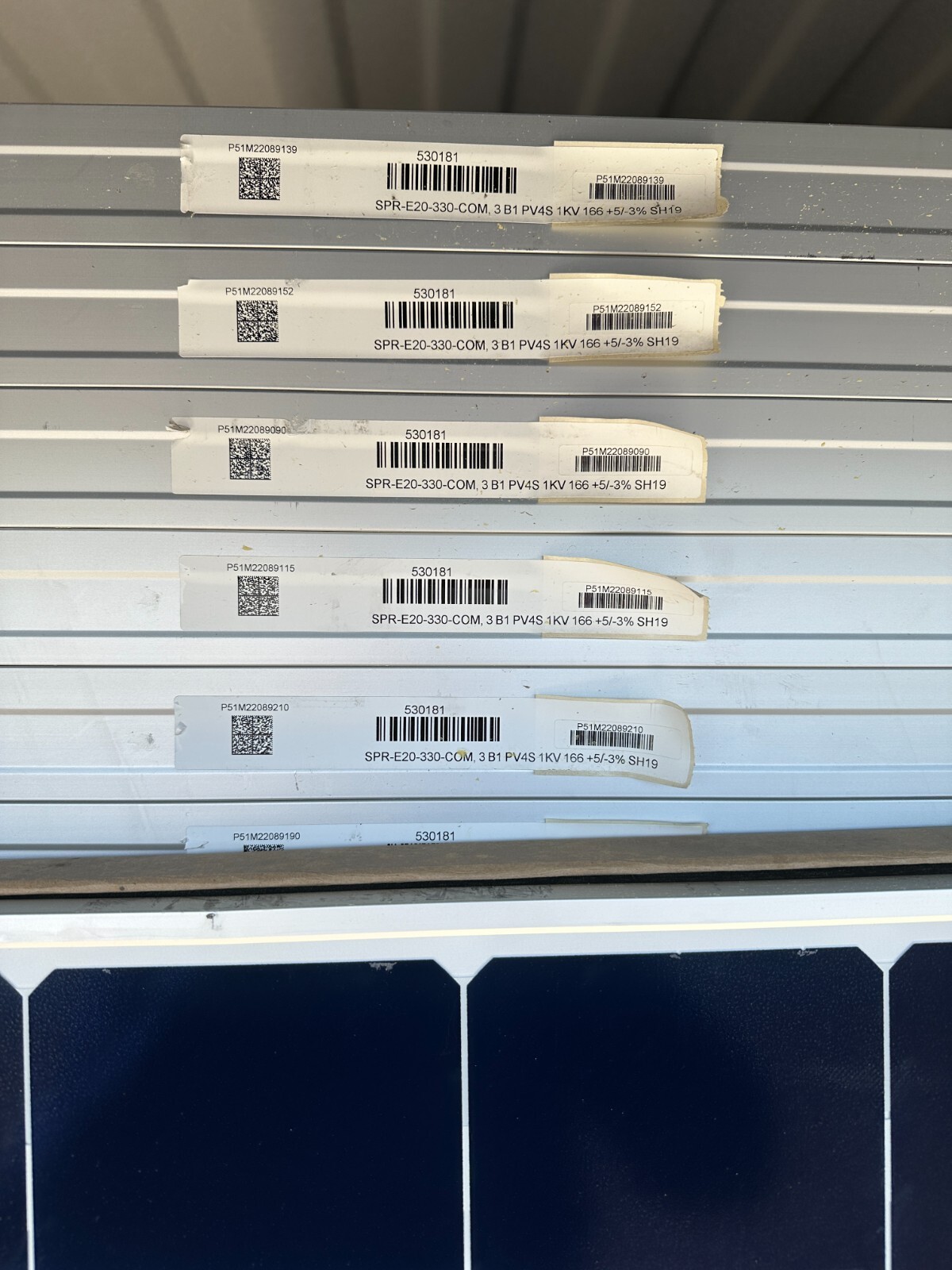 3 NEW SunPower Maxeon SPR-E20-330-COM 330W Solar Panel High Efficiency – PICKUP