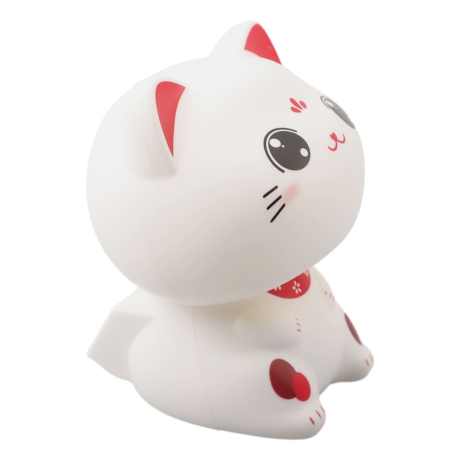 Lucky Cat Solar Powered Auto Waving Figurine Perfect for Good Luck and Wealth