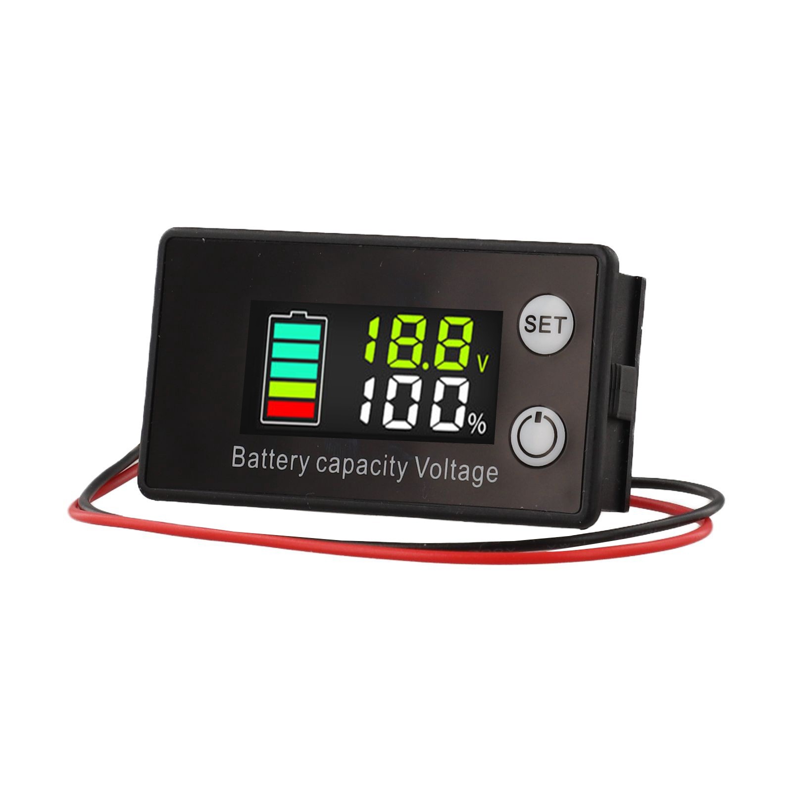 Battery Capacity Indicator Battery Status Checking Pluggable Power Connector