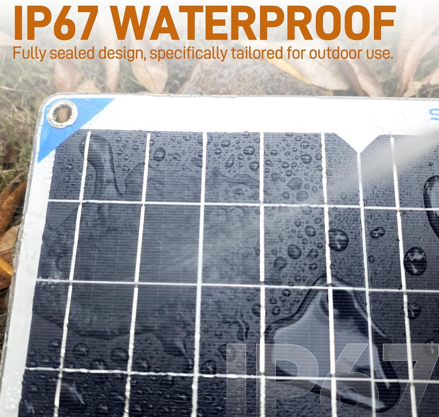 Lightweight and Easy Install 12V Solar Trickle Charger for Outdoor Devices
