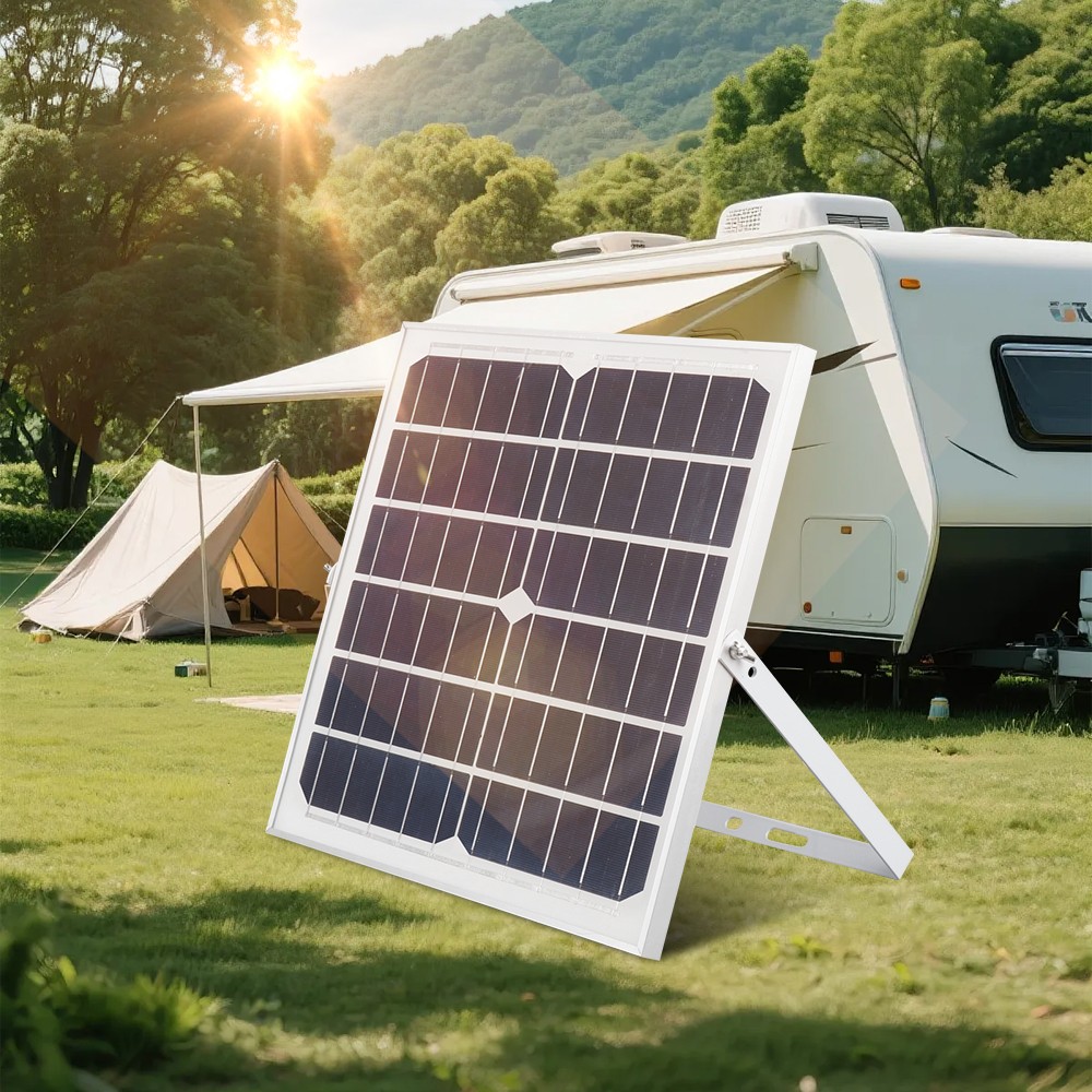 12V Solar Trickle Charger 30W Solar Panel w/Controller Car RV Battery Maintainer