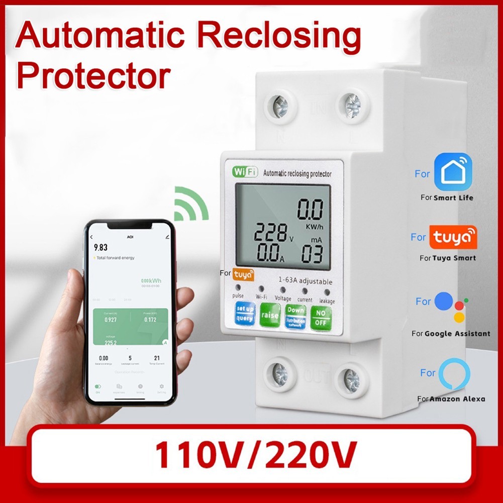 Voltage Measurement WiFi Smart Meter Smart Current Meter High Accuracy