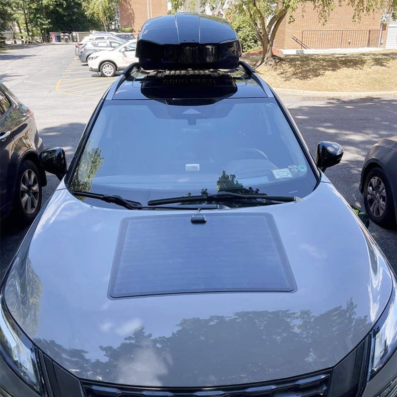 Easy Lensun 60W 12V Hood/Bonnet Flexible Solar Panel for Nissan Rogue