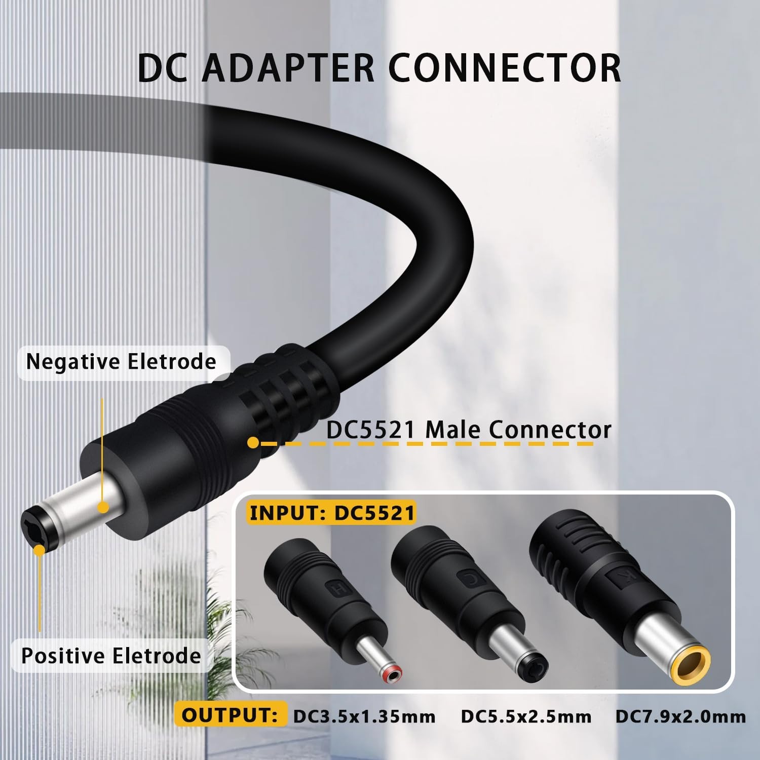 5FT Heavy-Duty Solar Panel Adapter for Jackery with Multiple Connector Options