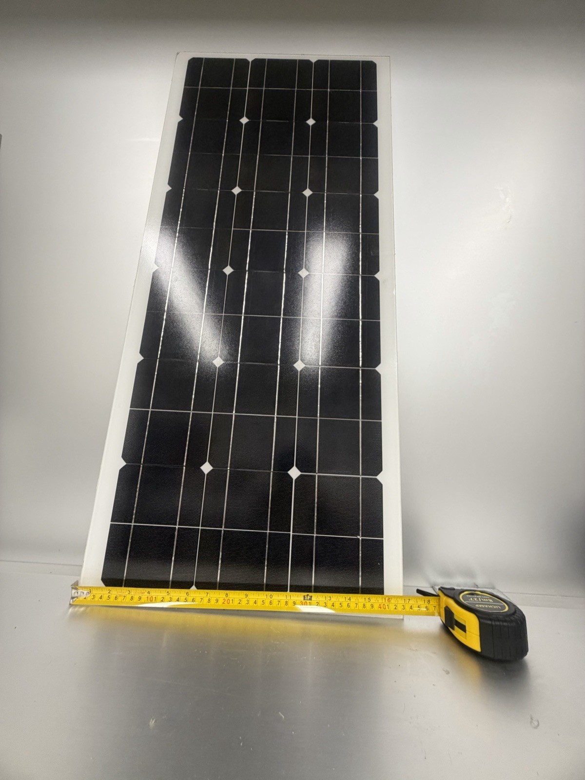 60W 12V Solar Panel Mono Tempered Glass DIY Frameless High Efficiency Off Grid