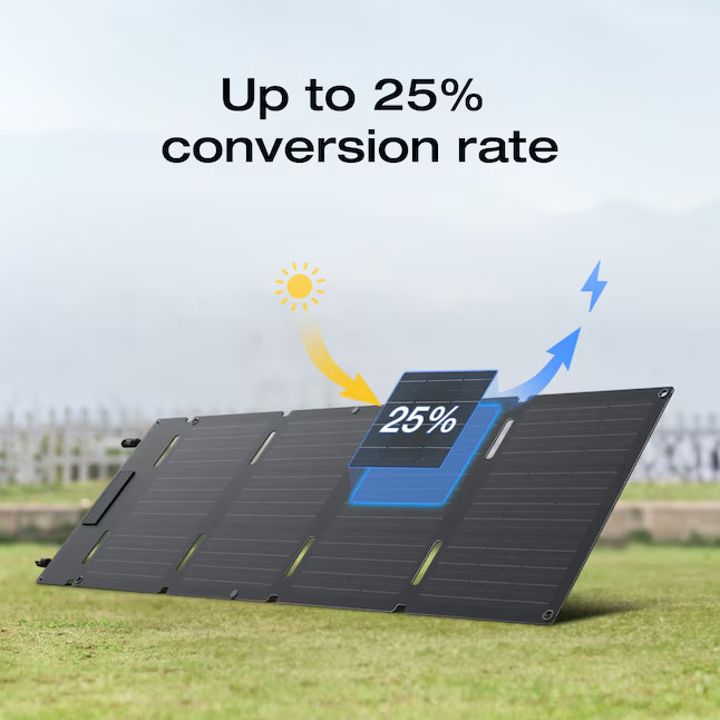 EcoFlow 45W Solar Panel 12.2-in x 8.7-in x 1.8-in 45-Watt Portable Solar Panel