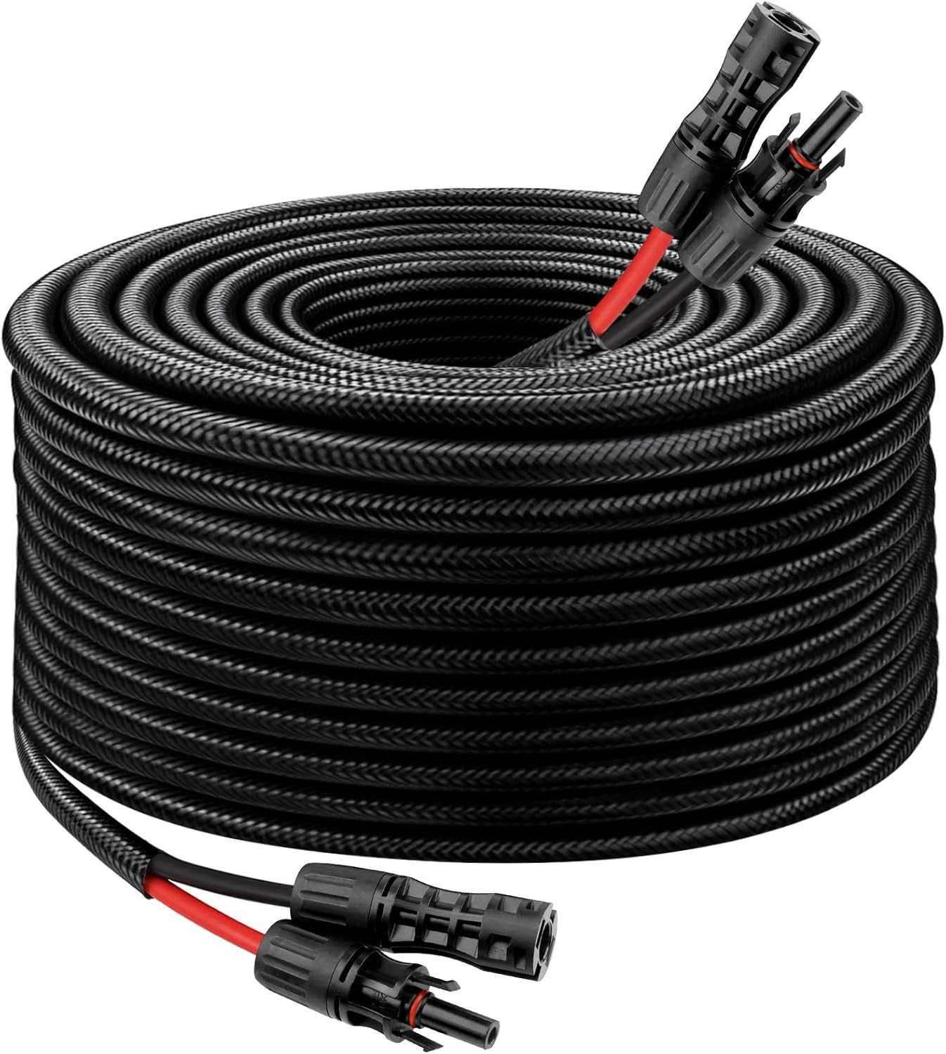 Solar Panel Extension Cable – 8AWG 50FT Solar Wire with Female & Male Waterproof