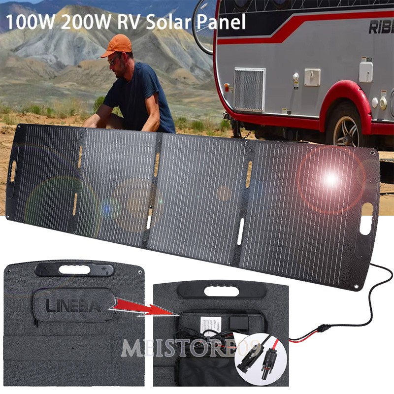 400W Solar Panel Foldable Long-lasting Self-supporting Waterproof for Outdoor RV