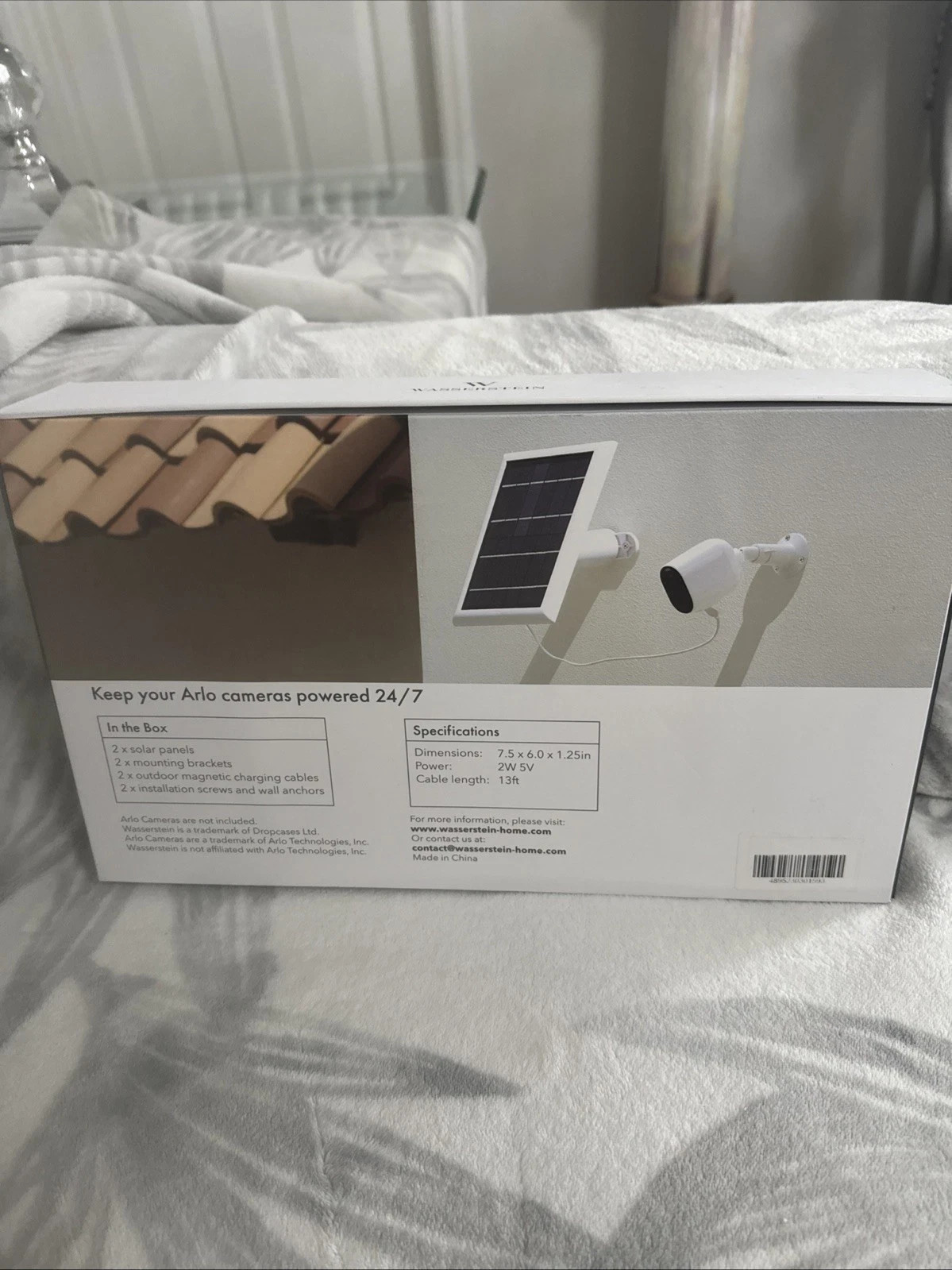 Wasserstein 2W Solar Panel for Arlo Ultra 2 Pack New