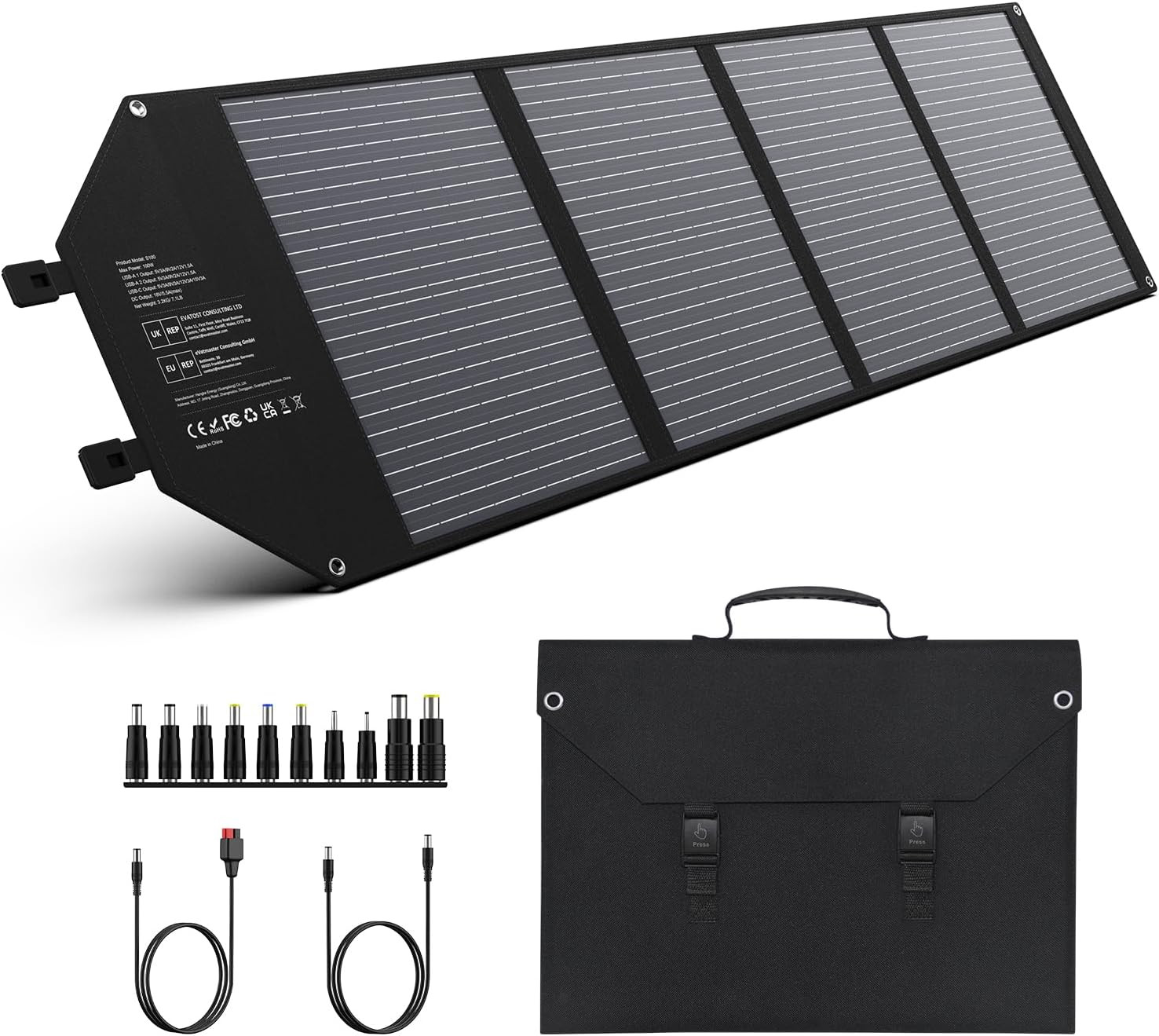 Portable Power Station, 300W 296Wh Battery Bank with 110V Pure Sine Wave AC Outl