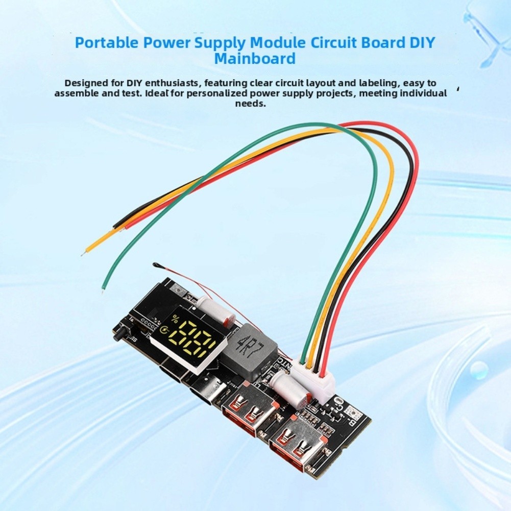 Power Bank Module Overcurrent Protection For Smartphones USB-C PD Input/output