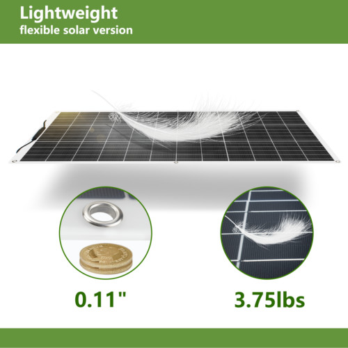 Flexible 300 900 1200 Watt Solar Panel 23% High Efficiency 12V Monocrystalline