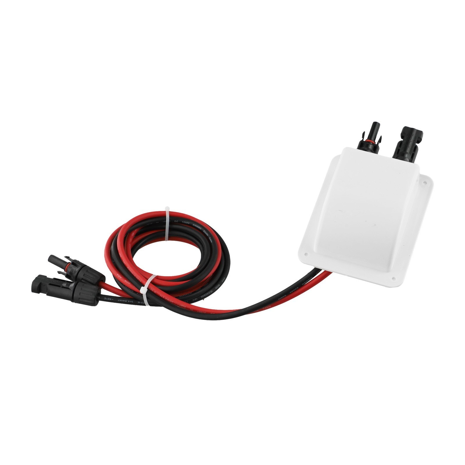 UV Resistant ABS Solar Double Cable Entry Housing 2m 10AWG Tinned Copper