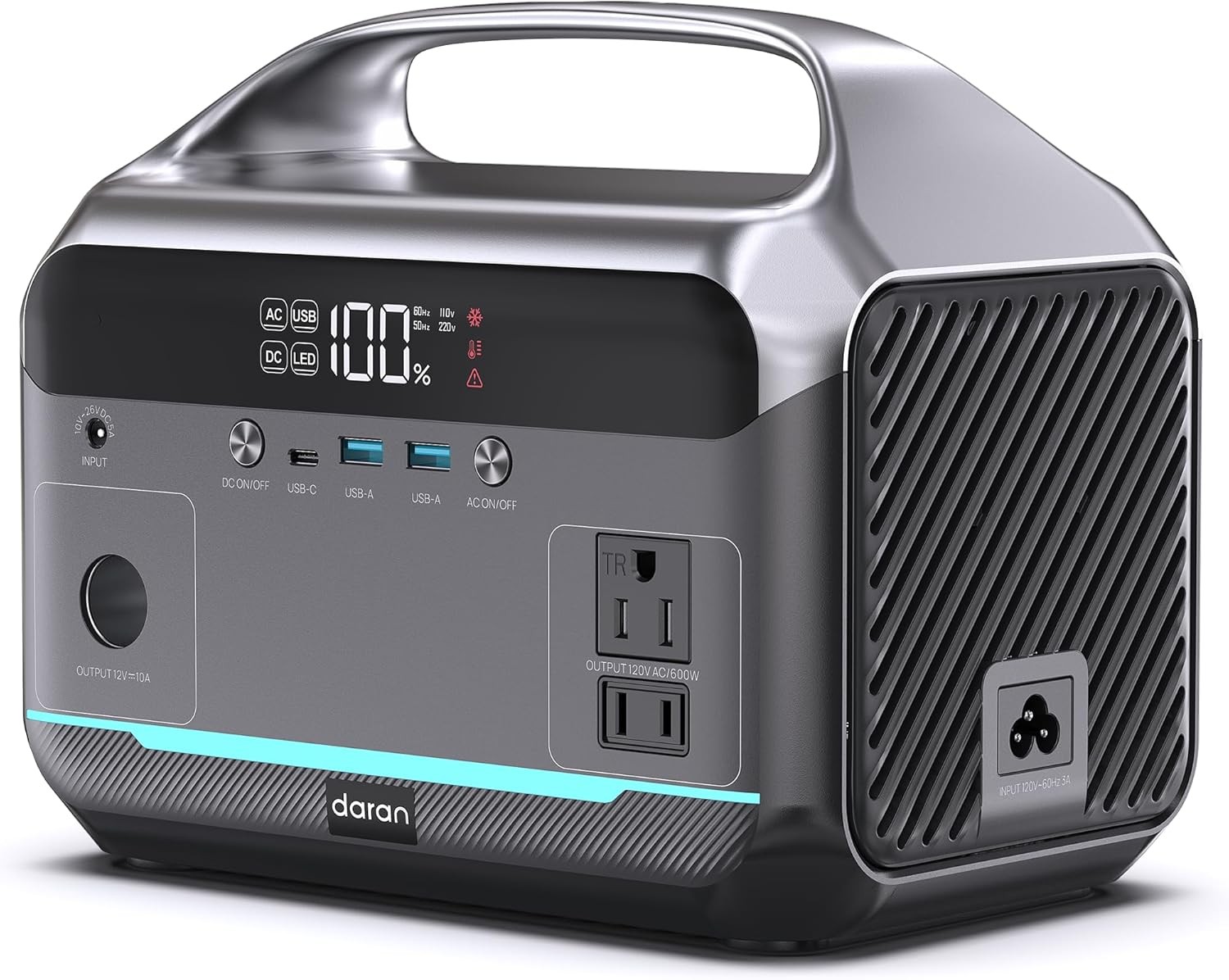 288Wh 600W Portable Power Station