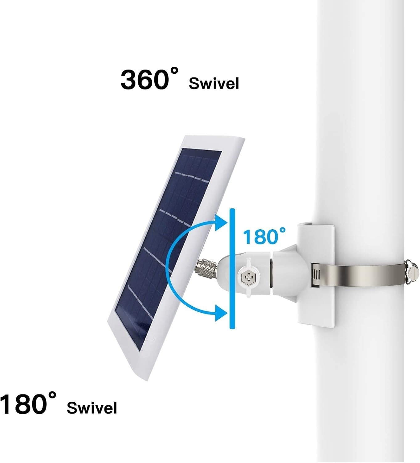 Universal Adjustable Solar Panel Mount for Ring, Eufy & More – Fits Up to 17 …
