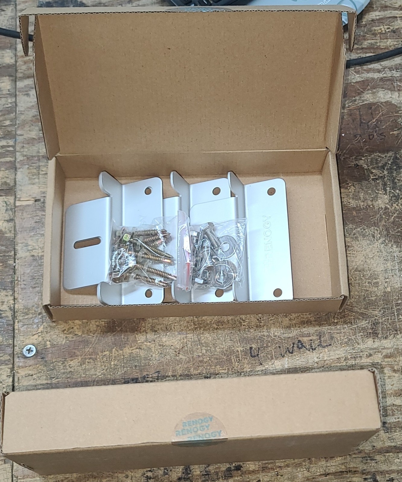 Renogy Solar Panel Z-Bar Mounts, 2 Sets, New, Renogy MTS-ZB Solar Panel Mounts