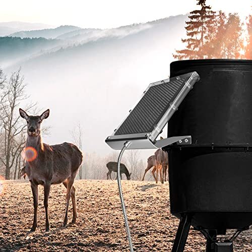 12V 1.7W Solar Panel for Deer Feeder Waterproof Solar Battery Charger with