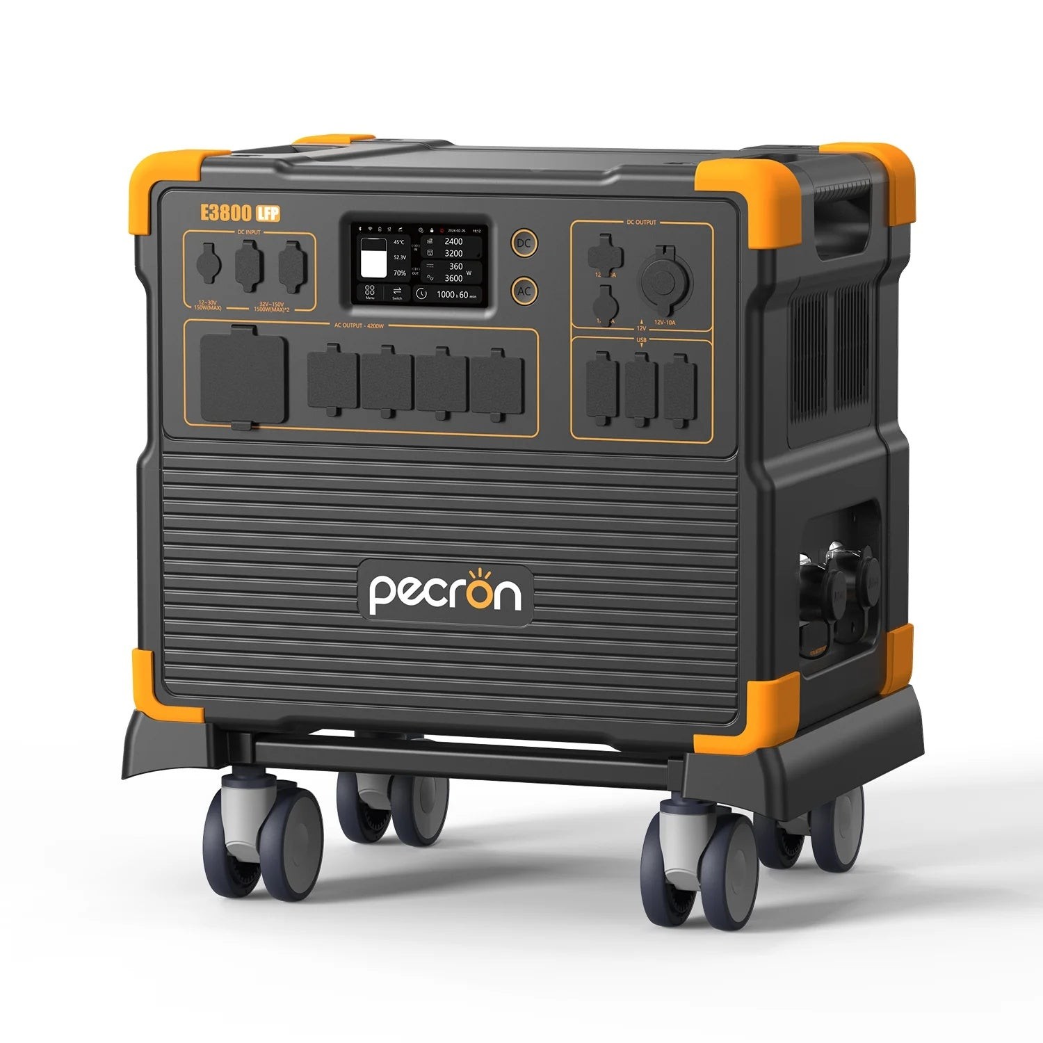 3840Wh Portable Power Station 4200W LiFePO4 Solar Generator Expandable