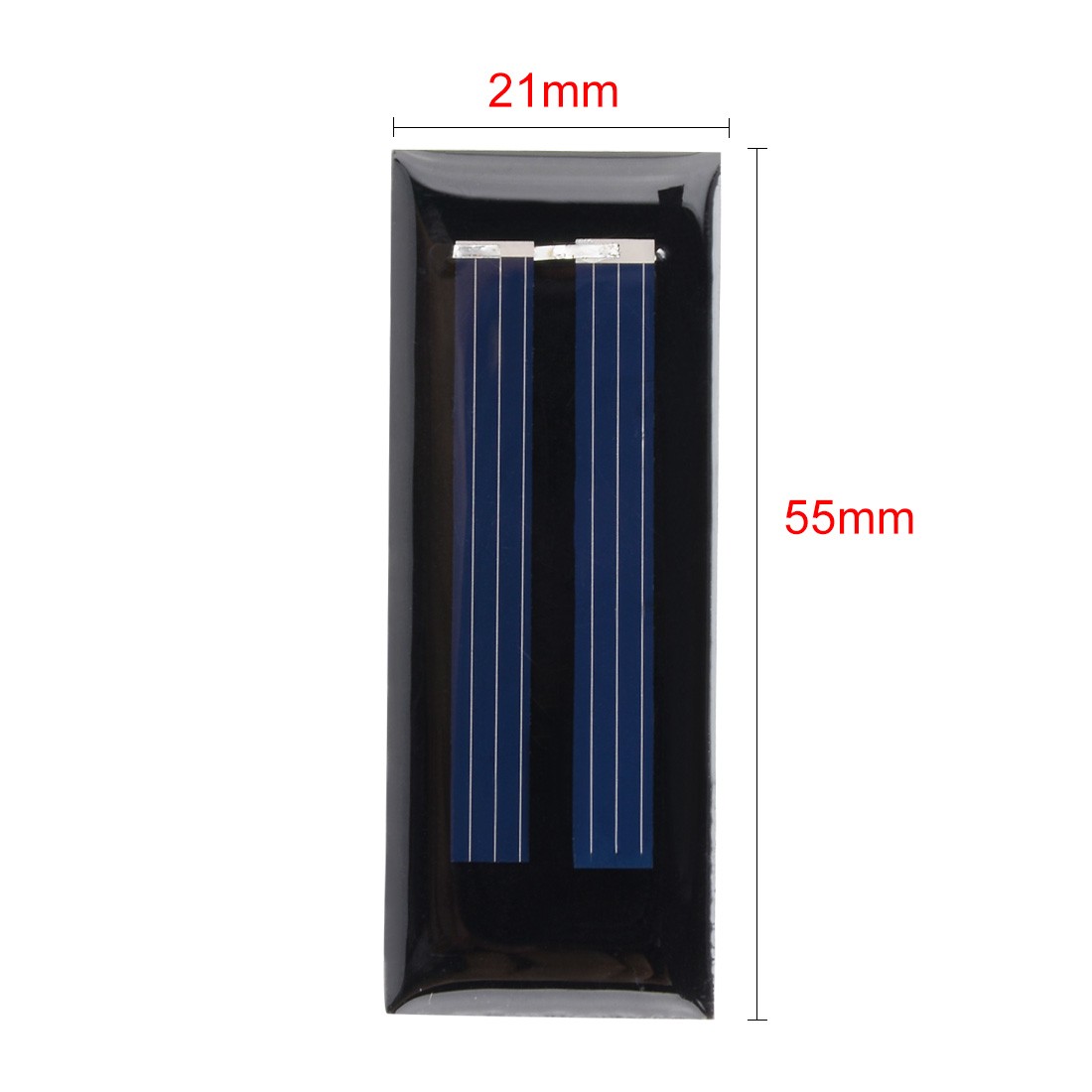 5Pcs 1V 50mA Poly Mini Solar Panel Module DIY for Phone Toys Charger 55mmx21mm