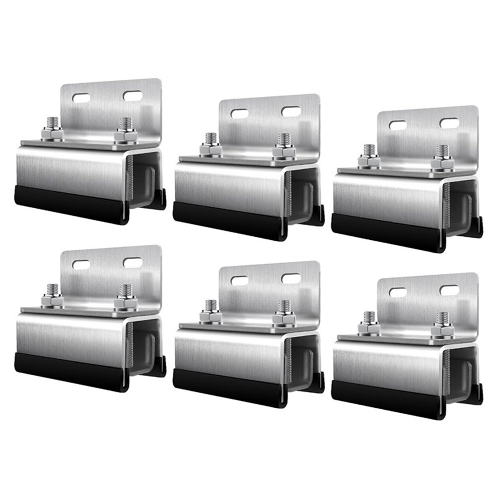 Rooftop Cargo Security Bracket Set for RVs Stainless Steel Construction